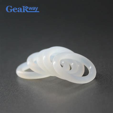 Semitransparent Silicon O Ring Seals 2mm CS Food Grade Silicone O Ring Gasket 47/48/49/50/52/95 ...