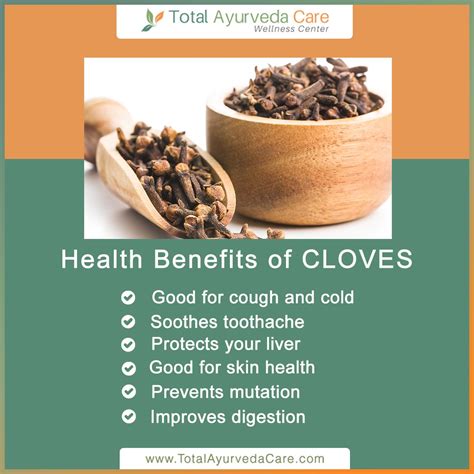 Health benefits of cloves