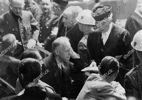 Joachim Von Ribbentrop Nuremberg Trial 1945 Editorial Stock Photo ...