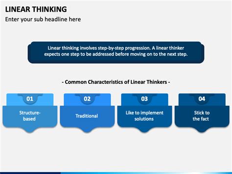 Linear Thinking PowerPoint and Google Slides Template - PPT Slides