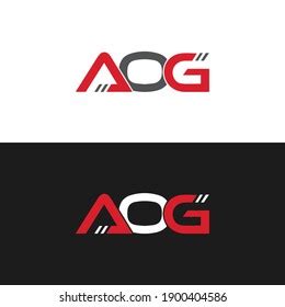 Aog Letter Logo Design Vector Stock Vector (Royalty Free) 1900404586 ...