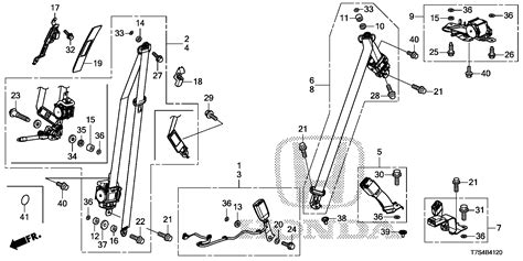 Honda HR-V Collar (3.2h). Belts, body, seat - 81441-S2A-004 | Norm ...