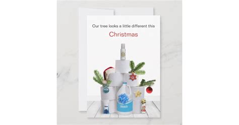 Funny Covid Christmas Tree Holiday Card | Zazzle.com