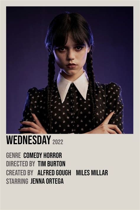 Wednesday Netflix Polaroid Poster | Wednesday movie, Wednesday addams, Good movies