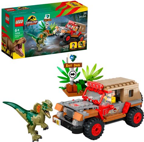 LEGO Jurassic Park Dilophosaurus Ambush 76958 6427969 - Best Buy