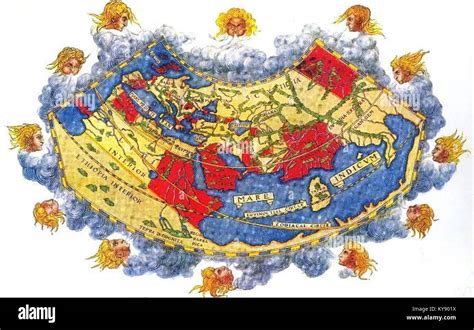 Ptolemy's Map of the World Stock Photo - Alamy