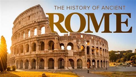 History of Ancient Rome Prof. Fagan-Ancient & Medieval History