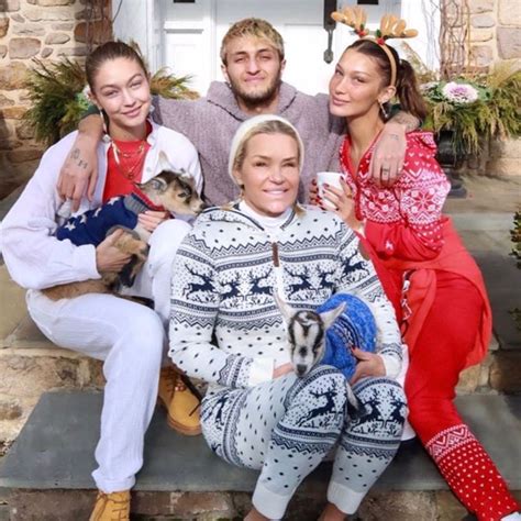 Gigi and Bella Hadid's Cozy Family Christmas Looks Like a Dream