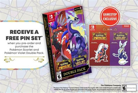 Gamestop pre-order bonus for Pokémon Scarlet and Violet double pack ...