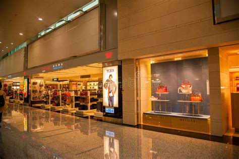 Taoyuan International Airport Terminal Duty-free Shopping Malls Editorial Image - Image of face ...