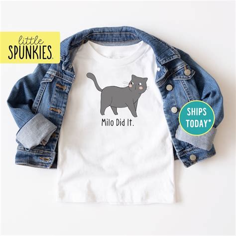 Toddler Cat Shirt - Etsy