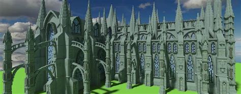 Minecraft Cathedral Interior