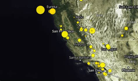 California Earthquakes – Interactive Map | KTLA