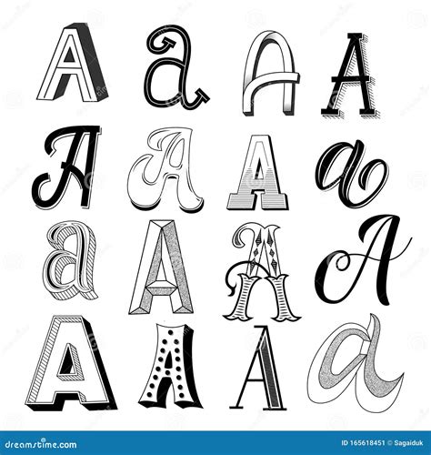 Different Types Of Calligraphy Alphabet