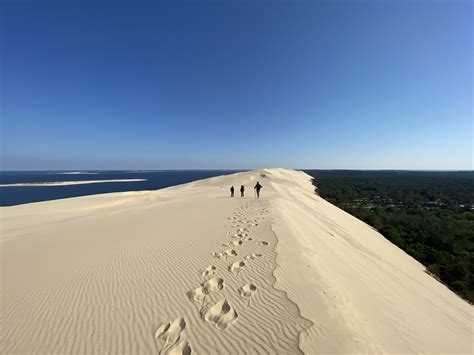 La Dune du Pilat culmine à 102,5 mètres, soit 3,9 mètres de moins que la hauteur relevée en 2019 ...