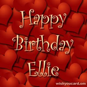 Happy Birthday Ellie Free e-Cards