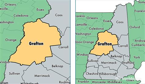 Grafton County, New Hampshire / Map of Grafton County, NH / Where is Grafton County?