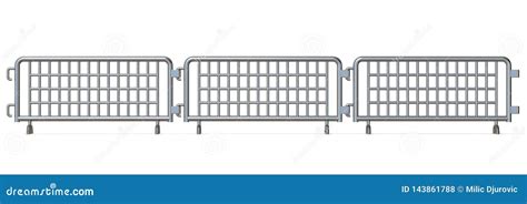 Steel Barricades Front View Stock Illustrations – 7 Steel Barricades Front View Stock ...