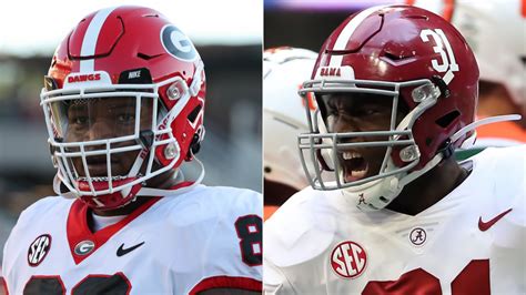 Jalen Carter vs. Will Anderson stats: Will Georgia or Alabama star be ...