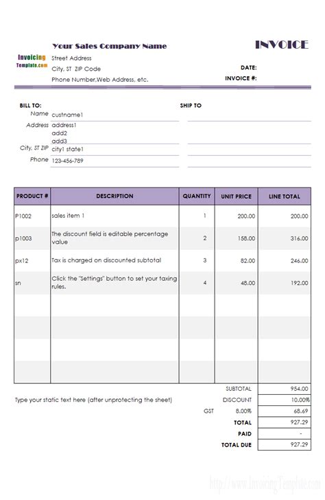 Free Bookkeeping Invoice Template | Customize & Download - Bonsai