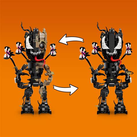 LEGO Marvel Venomized Groot 76249 Transformable Marvel Toy for Play and Display, Buildable ...