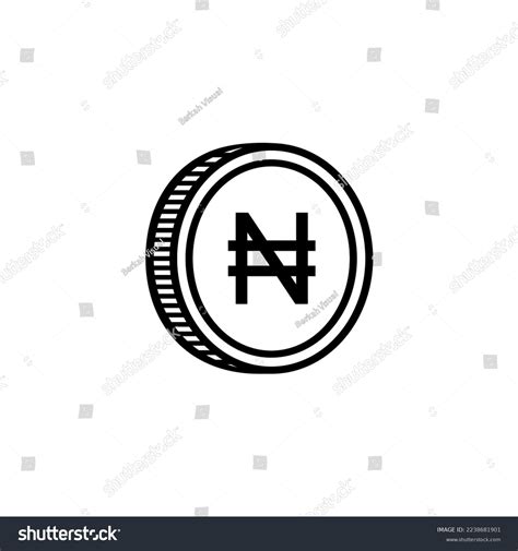 Nigeria Currency Symbol Nigerian Naira Icon Stock Vector (Royalty Free ...