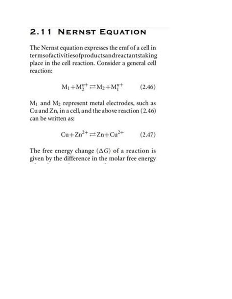 NERNST EQUATION DERIVATION AND APPLICATIONS.docx