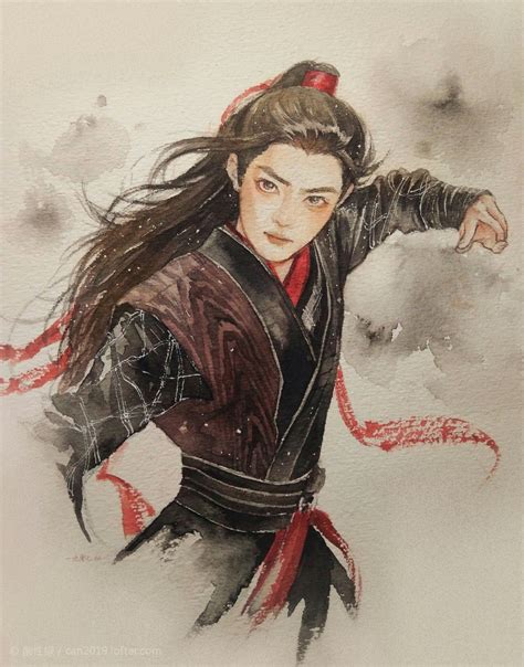 Wei Wuxian by can2019 (lofter) | The untamed fanart, Mdzs fanart, Wangxian fanart