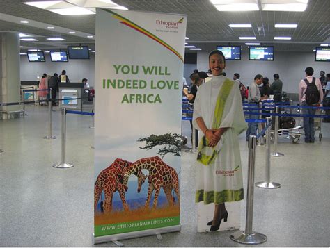 Cabin Crew Photos: Ethiopian Airlines Cabin Crew Poster at Bombay Airport