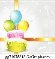 2 Vector Corlorful Birthday Background Clip Art | Royalty Free - GoGraph