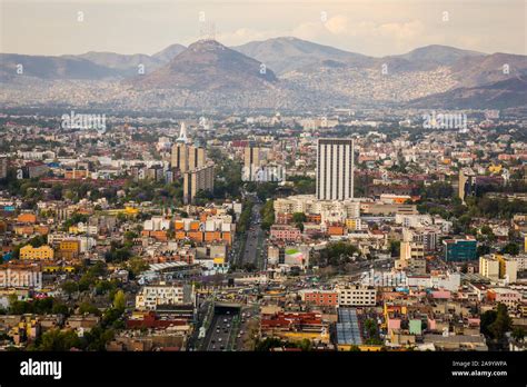 Aerial view of mexico city Stock Photo - Alamy