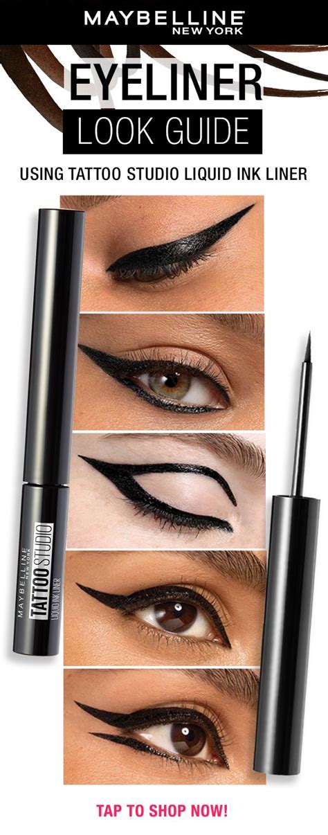 Maybelline Tattoo Studio Liquid Ink Liner | No eyeliner makeup ...