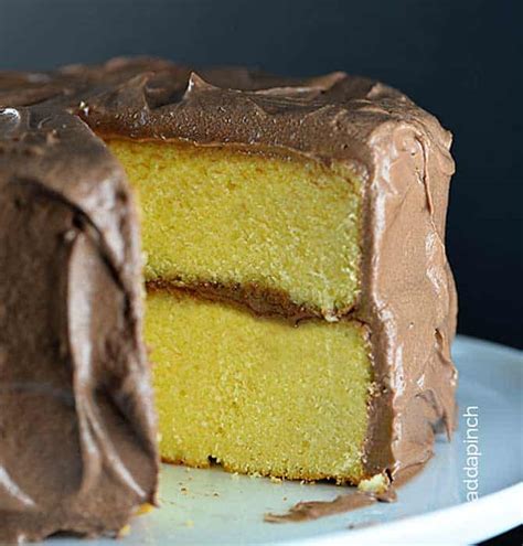 The Best Classic Yellow Cake Recipe - Add a Pinch