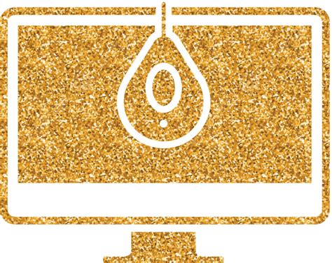 Gold Glitter Icon Monitor Calibration Screen Printing Calibrator Vector, Screen, Printing ...