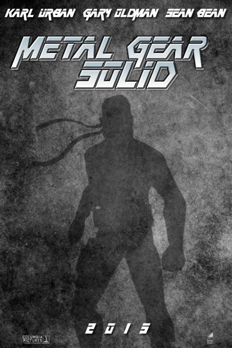 Metal Gear Solid movie poster by DComp on DeviantArt