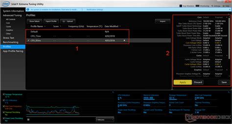 Intel Extreme Tuning Utility (XTU) Undervolting Guide - NotebookCheck.net Reviews