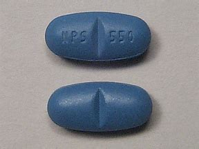 NPS 550 Pill Images (Blue / Elliptical / Oval)