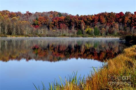 Autumn Lake Reflection Photograph by Thomas R Fletcher