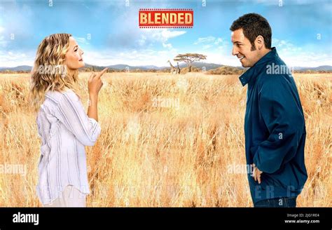 DREW BARRYMORE, ADAM SANDLER POSTER, BLENDED, 2014 Stock Photo - Alamy