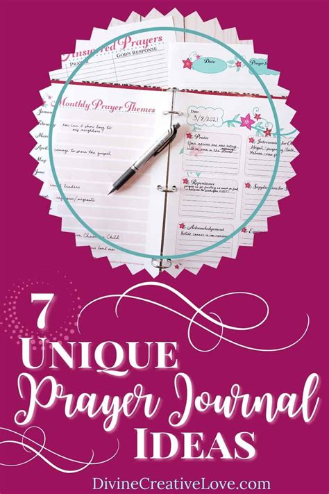 7 Prayer Journal Ideas to Grow Closer to God | Divine Creative Love