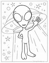 20 Alien Coloring Pages Free PDF Printables sketch template