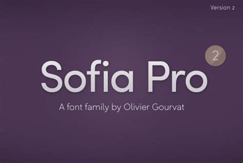 Sofia Pro Font - YouWorkForThem