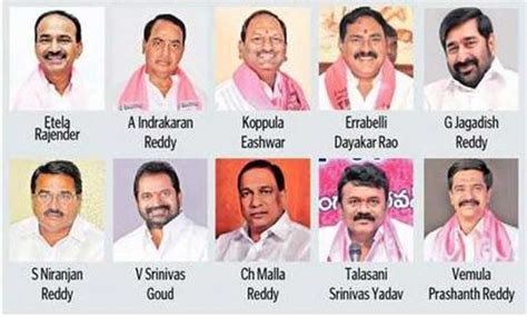 Who Are The Cabinet Ministers Of Telangana | www.resnooze.com