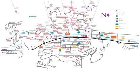 Condo & Shuttle Maps « UBSki | Town map, Breckenridge, Breckenridge ...