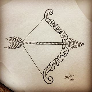 Bow And Arrow Drawing at GetDrawings | Free download