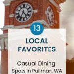 13 Favorite Pullman, WA Restaurants