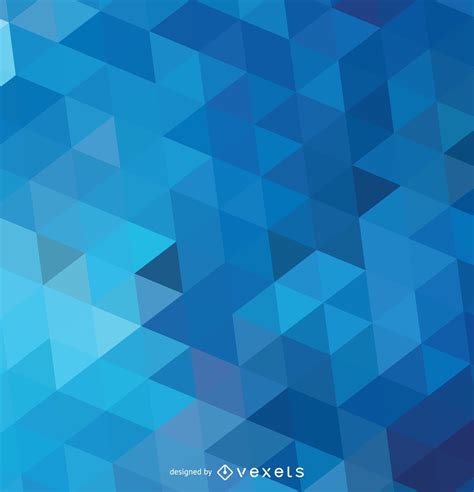 Abstract Polygonal Blue Background Vector Download