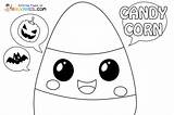 Candy Halloween Coloring Pages sketch template