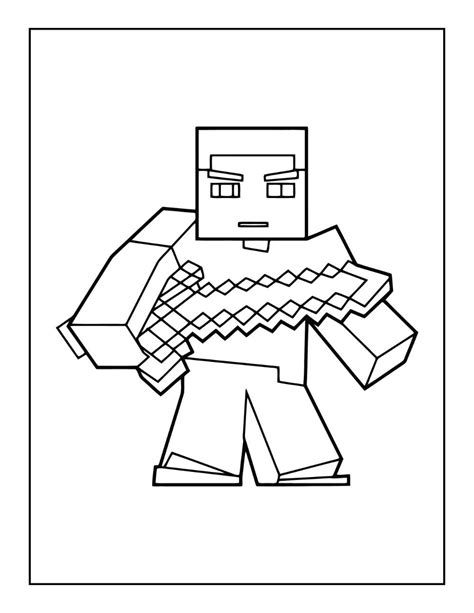 Free Minecraft Coloring Pages for Download (PDF) - VerbNow