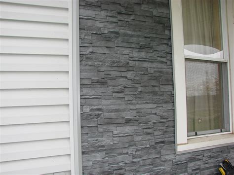 Vinyl Stone Siding.Diverting Durabuilt Shake Woodgrain Vinyl Siding Panels X Sh. . . Siding ...